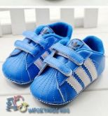 Adidas Blue white com Velcro