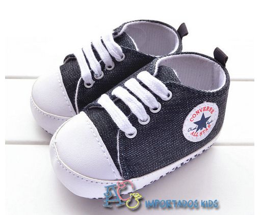All Star Converse Cano Longo Jeans Preto