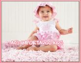 Vestido Princesa Rosa e Branco